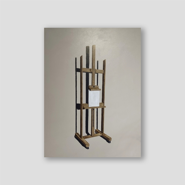 DEGLIN Bart - Still life with easel and canvas
